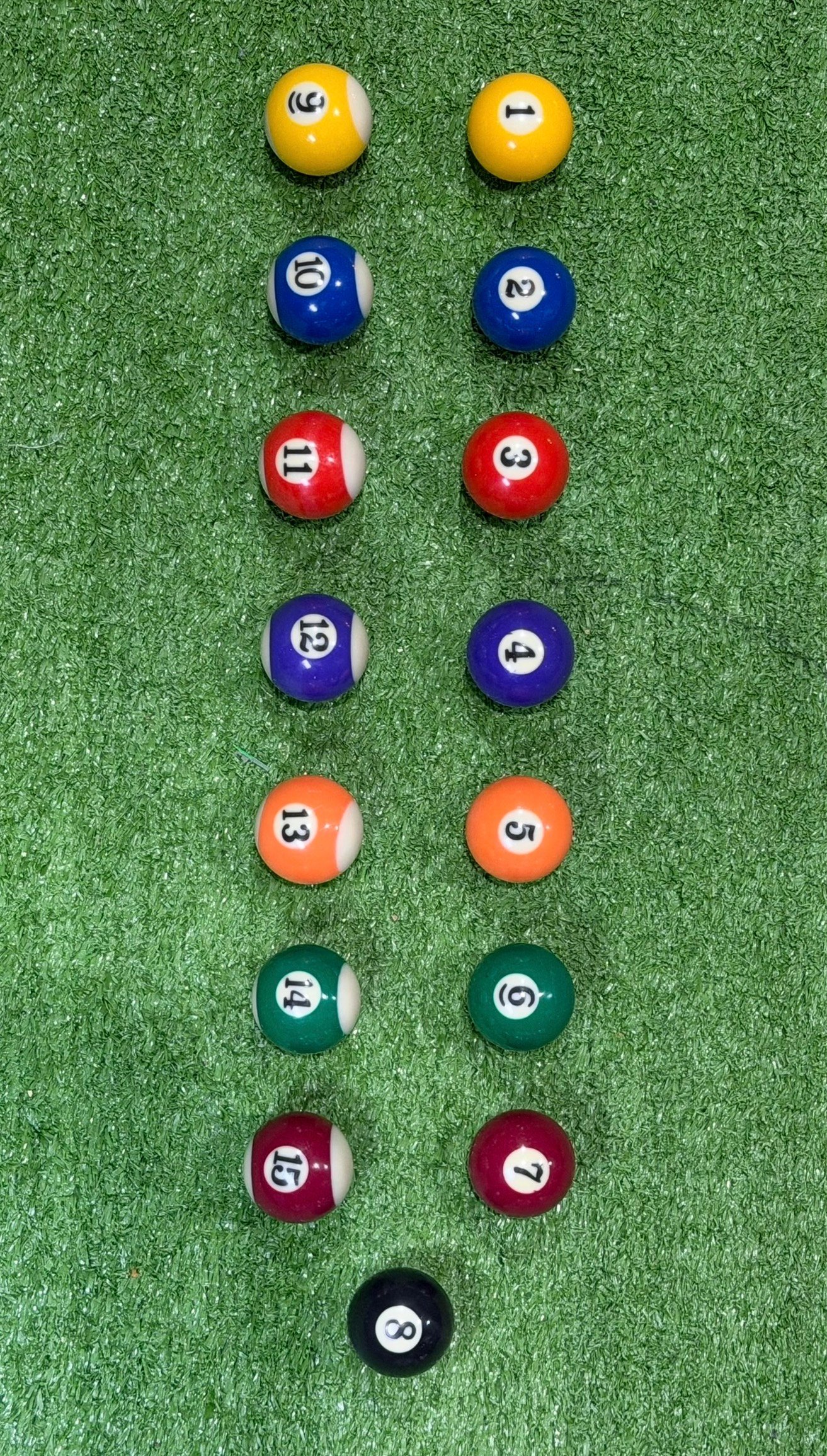 Nossas duplas de bolas pela cor